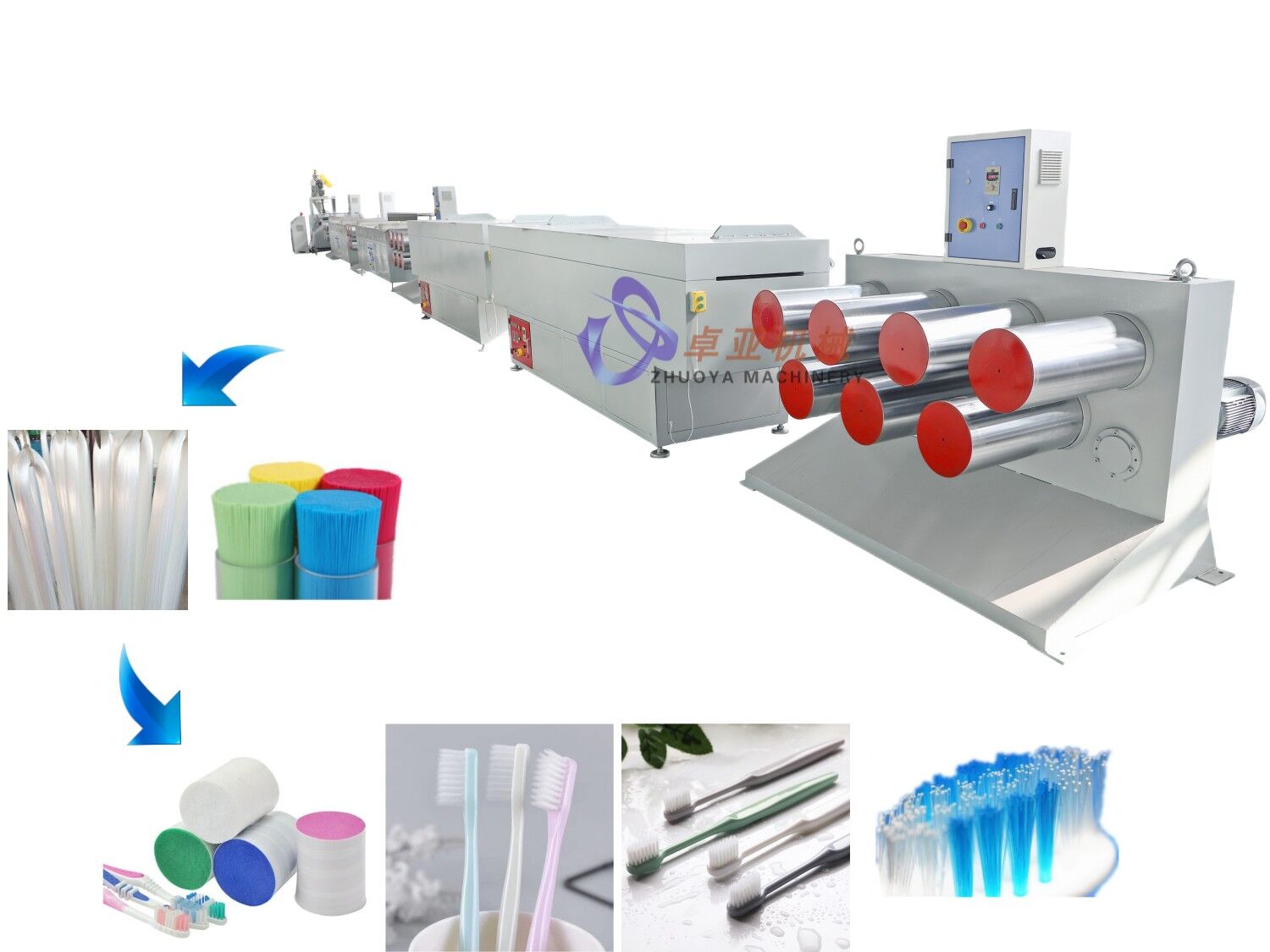 PBT toothbrush filament extruder machine