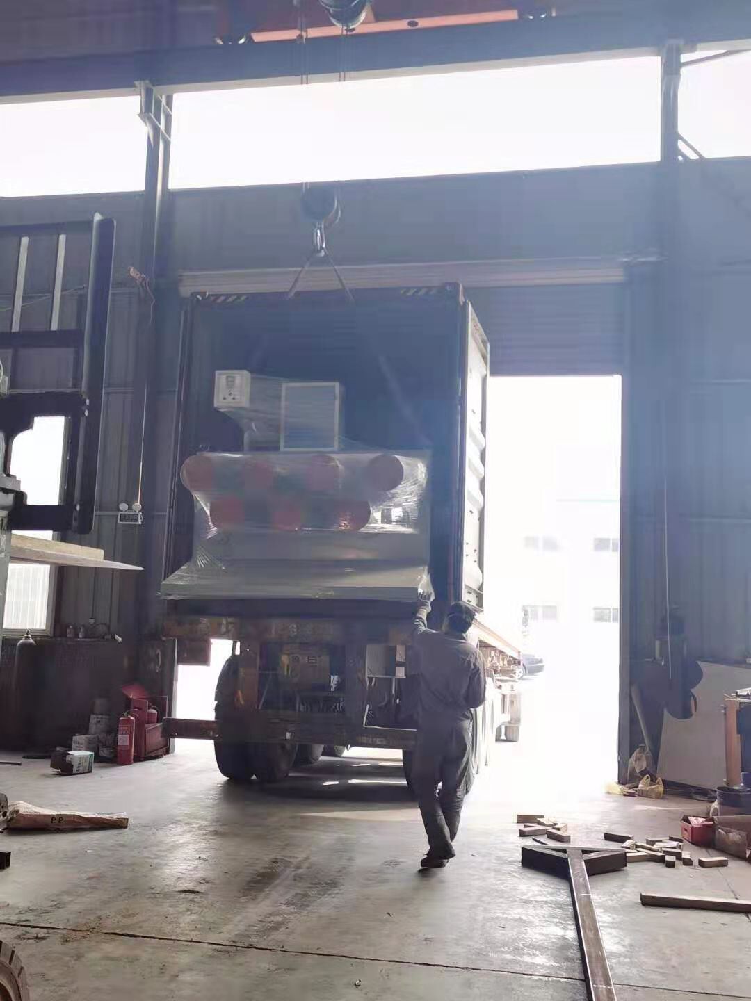 Shipment of PBT filament machine for Indian customer