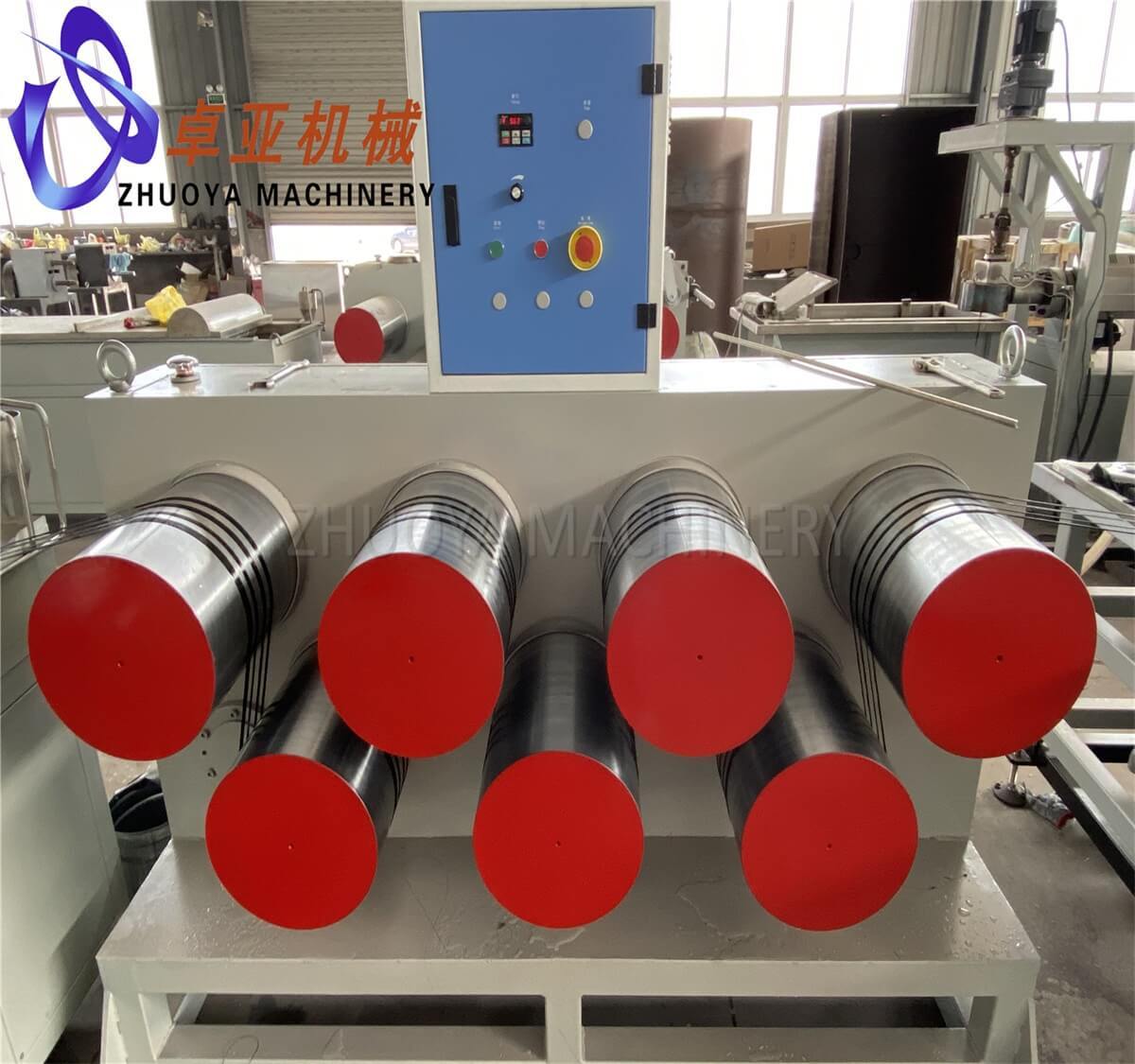 Double-extruder PET Hair Filament Machine Running Test