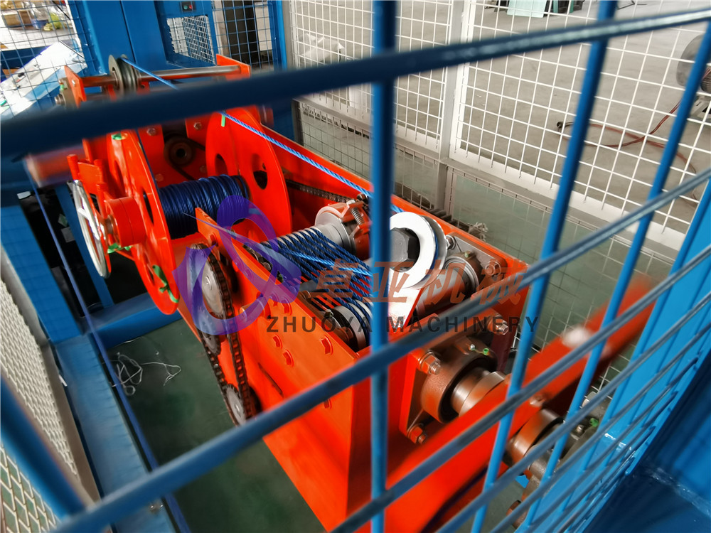 Rope twisting machine running test finshed on 28th, March