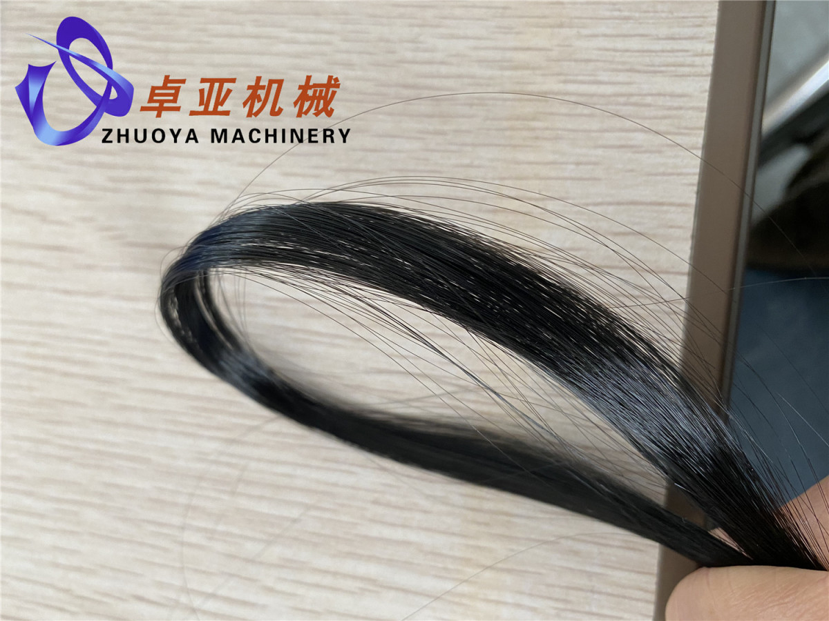 Kenya Customer Came for Synthetic Hair Filament Machine Inspection