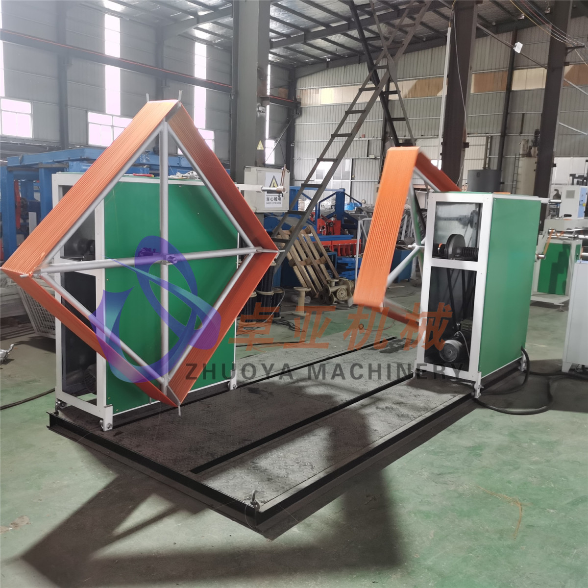 PET brush filament machine running test