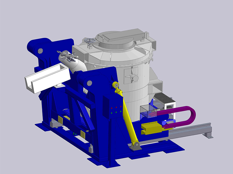 Vacuum Suction Transfer Ladle Hydraulic Tilting Device