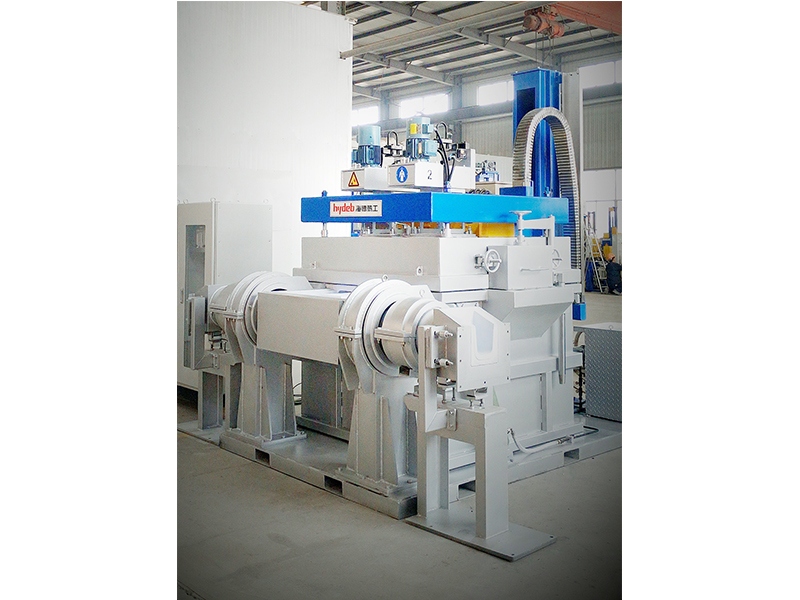 Box type in-line degassing equipment