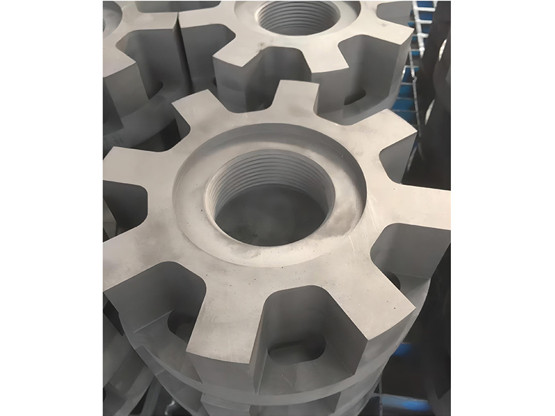Graphite shafts for degassers