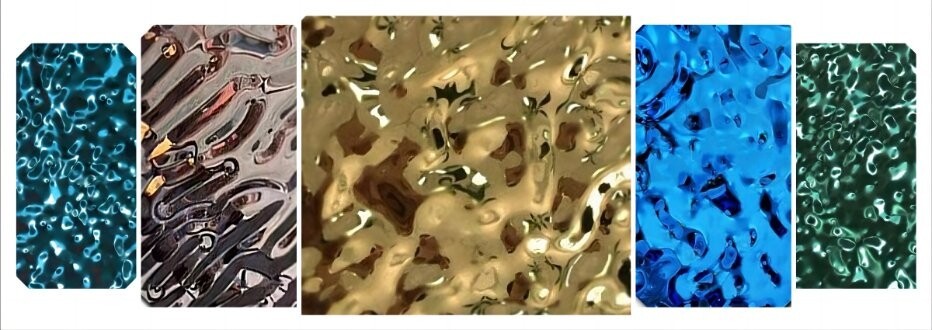 Water Ripple Stainless Steel Plates Water Ripple Stainless Steel Plates