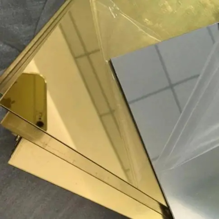 SUS 304 Super Mirror Color Steel Sheet Mirror Stainless Steel Sheet Real Factory Price