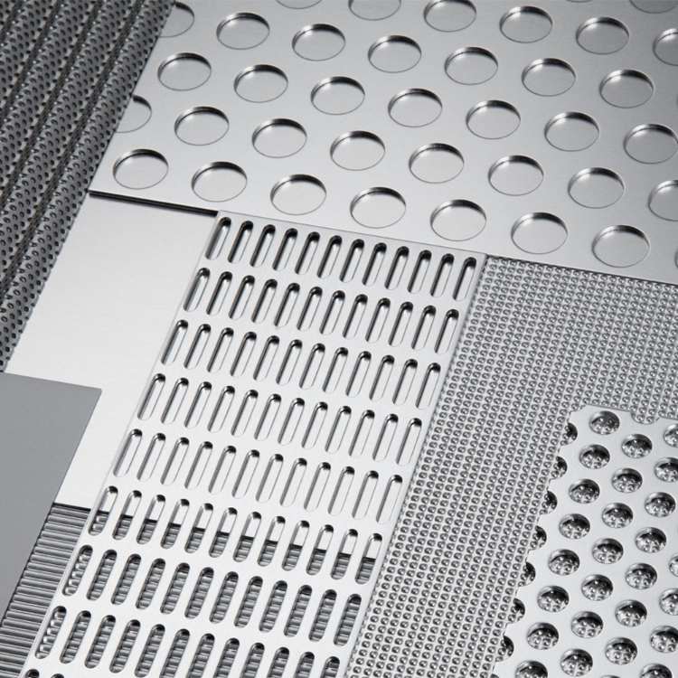 304 316 Stainless Steel Round Hole Perforated Metal Sheet Stainless Steel Perforated Mesh Panels