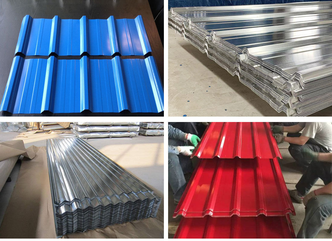 波纹屋顶薄板(瓦楞板).jpg Q235 Galvanized Corrugated Sheet