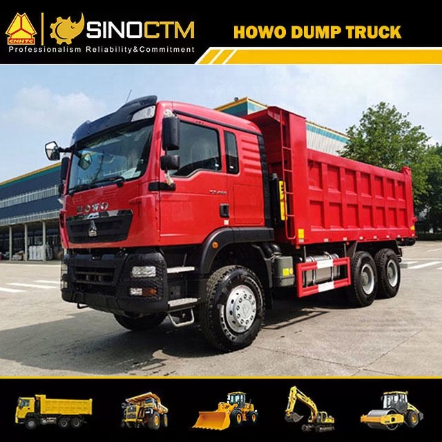 Camion-benne Sinotruk HOWO TX 6X4 économique de 400 HP et 19 m³, avec revêtement résistant à l’usure, pour les opérations de déchargement sur les sites miniers