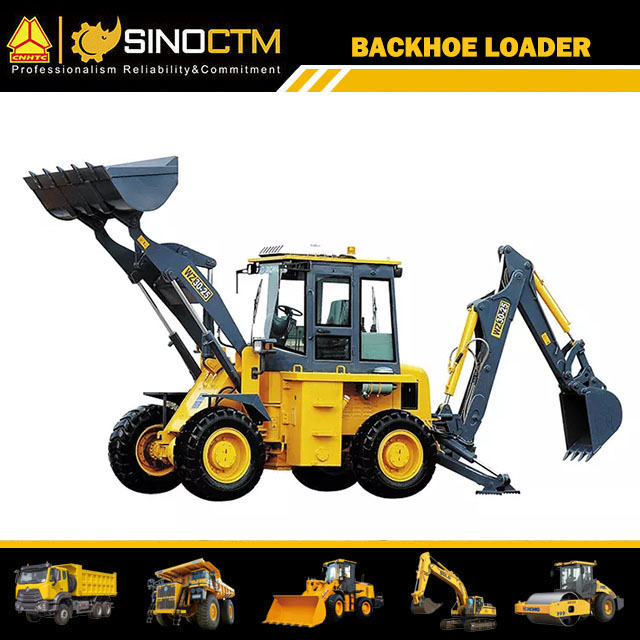 SAM WZ30-25 Backhoe Loader 1.2m³、0.3m³