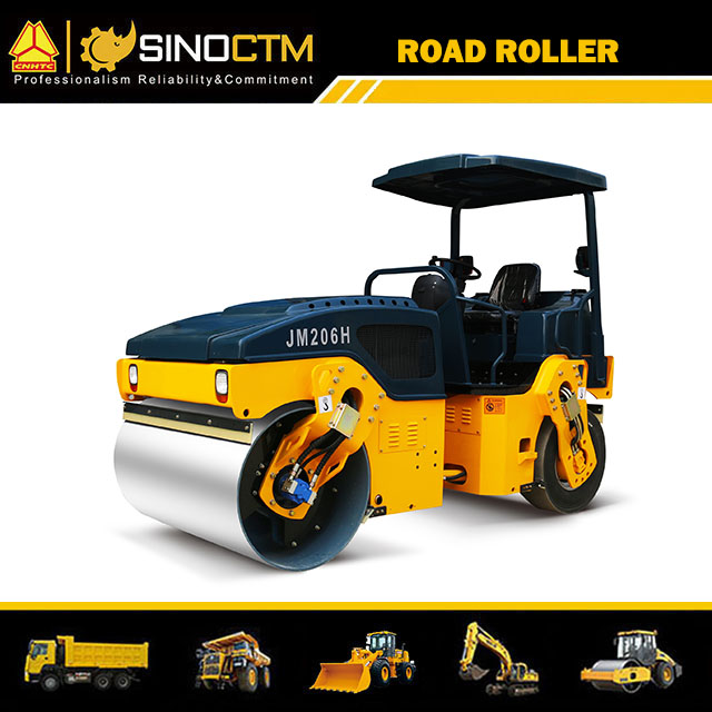 FULL HYDRAULIC TIRE COMBINED VIBRATORY ROLLER 6000kg