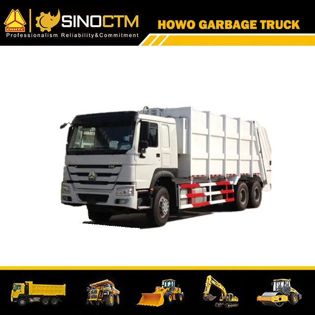 Sinotruk HOWO 24cbm Refuse Truck, Compressed Garbage Truck