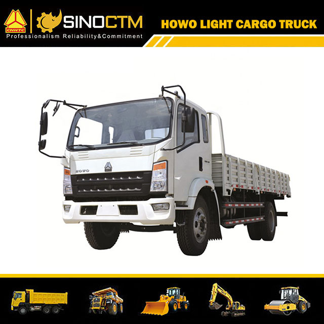 HOWO Light Truck 4X2 160PS 12t 22FT Cargo Truck