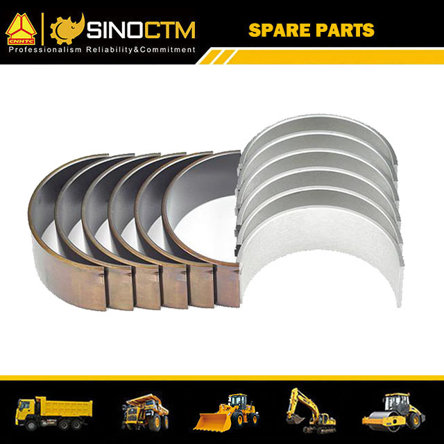 sinotruk howo heavy truck parts engine crankshaft main bearing