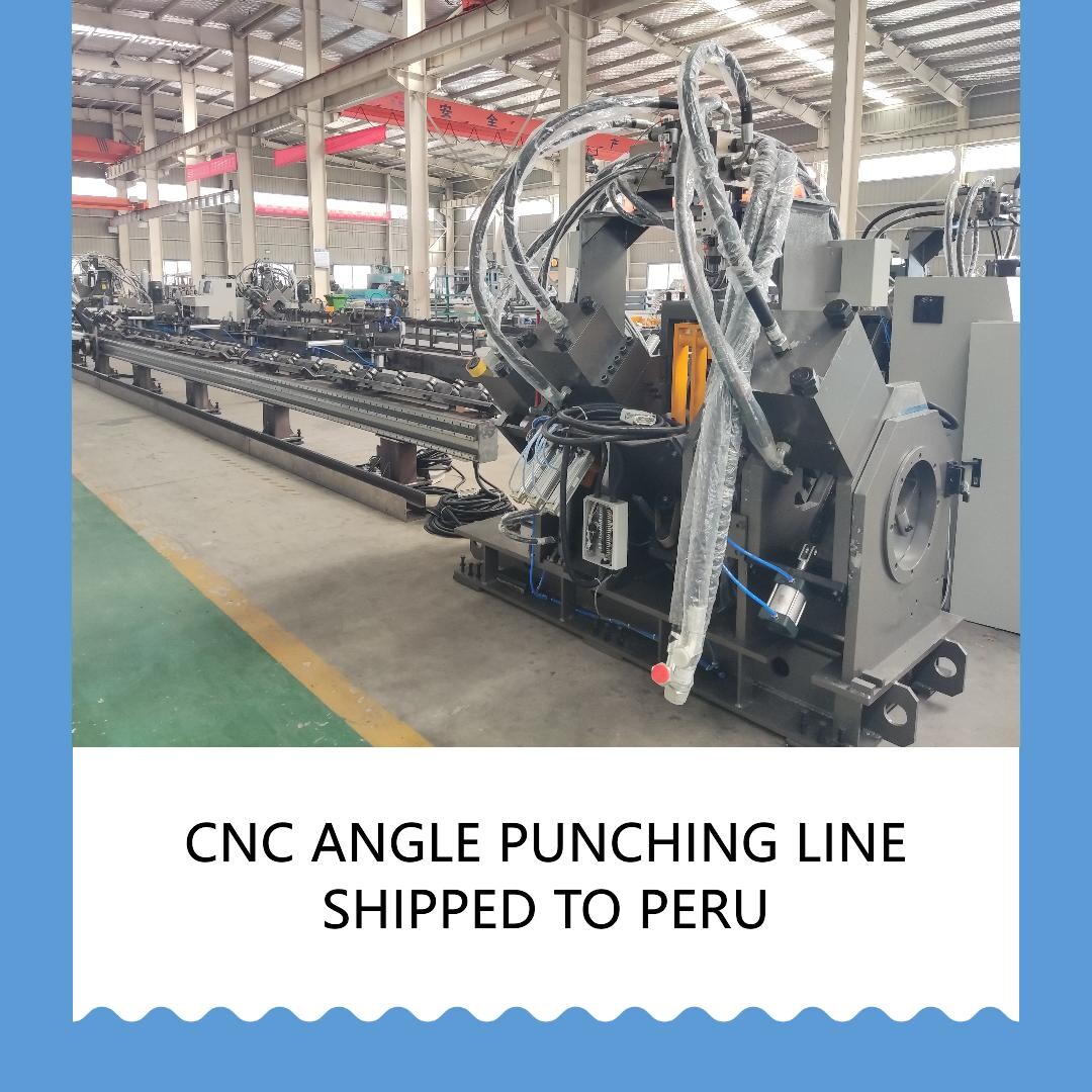 Ritec CNC Angle Punching Line Will Shipped To Peru!
