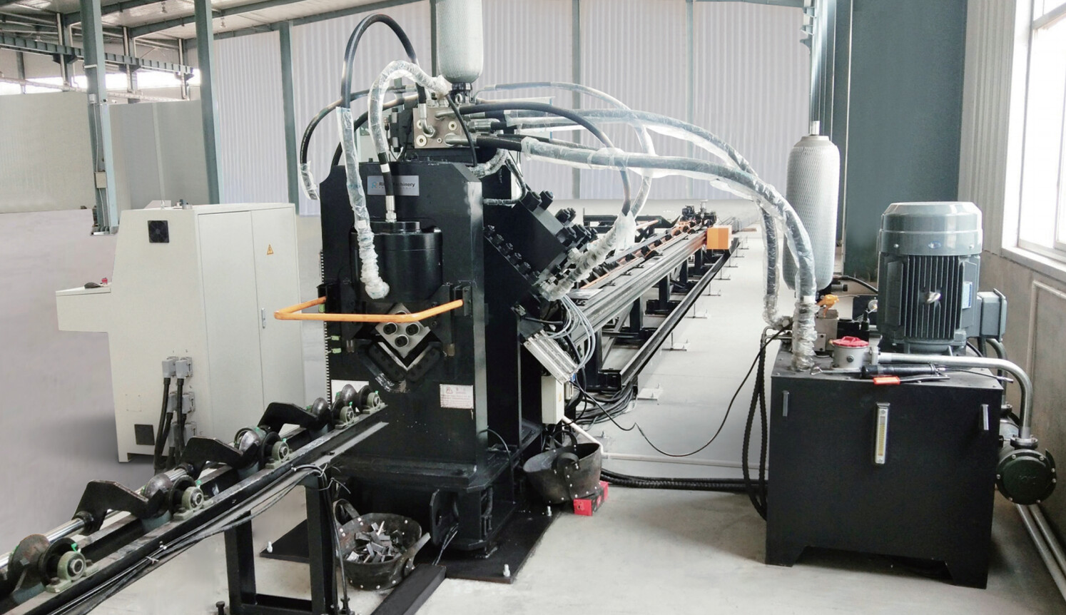 JGX Series CNC Angle Punching Marking and Shearing Line