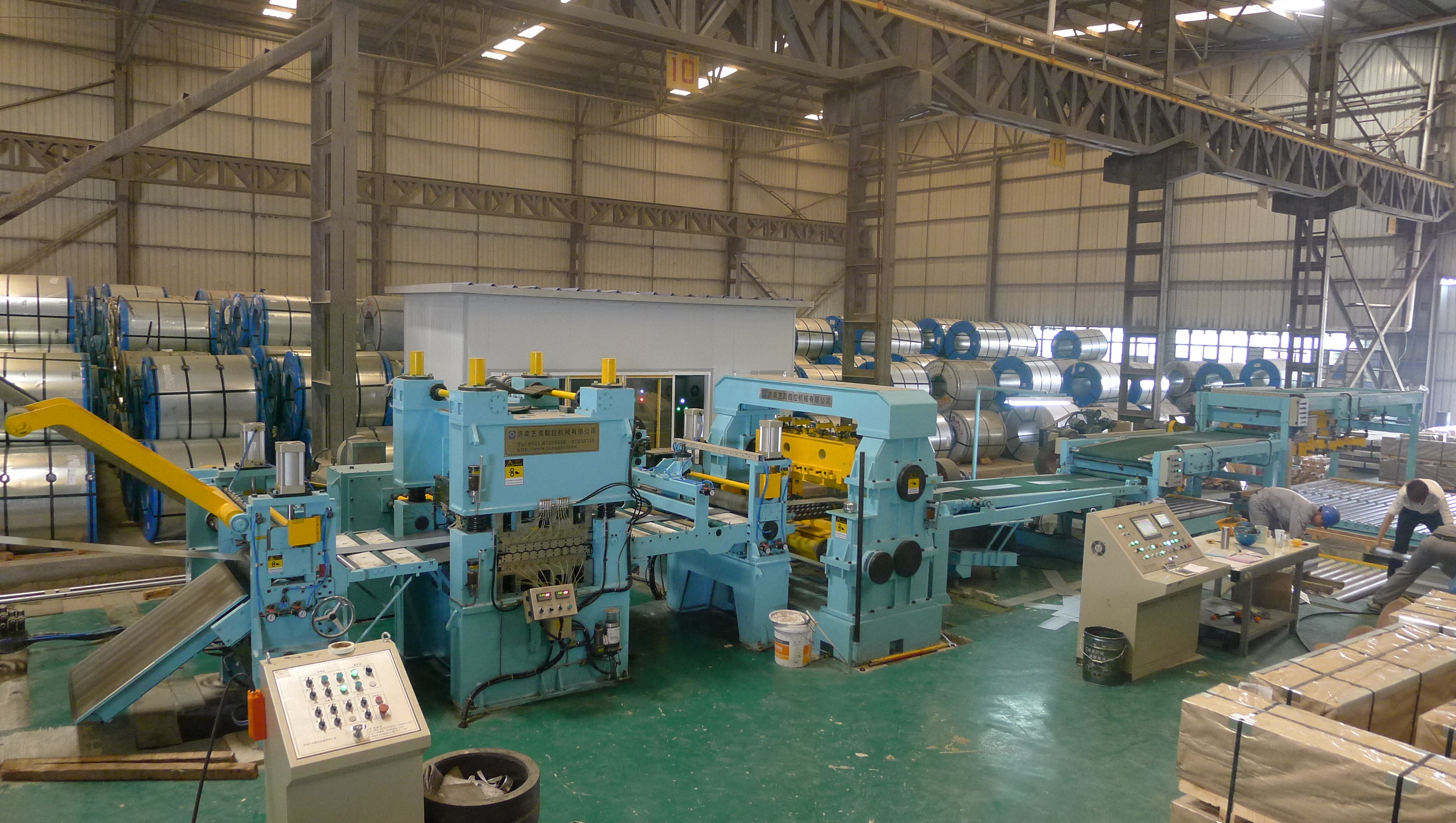 Rotary Shear Cut-to-Length Line