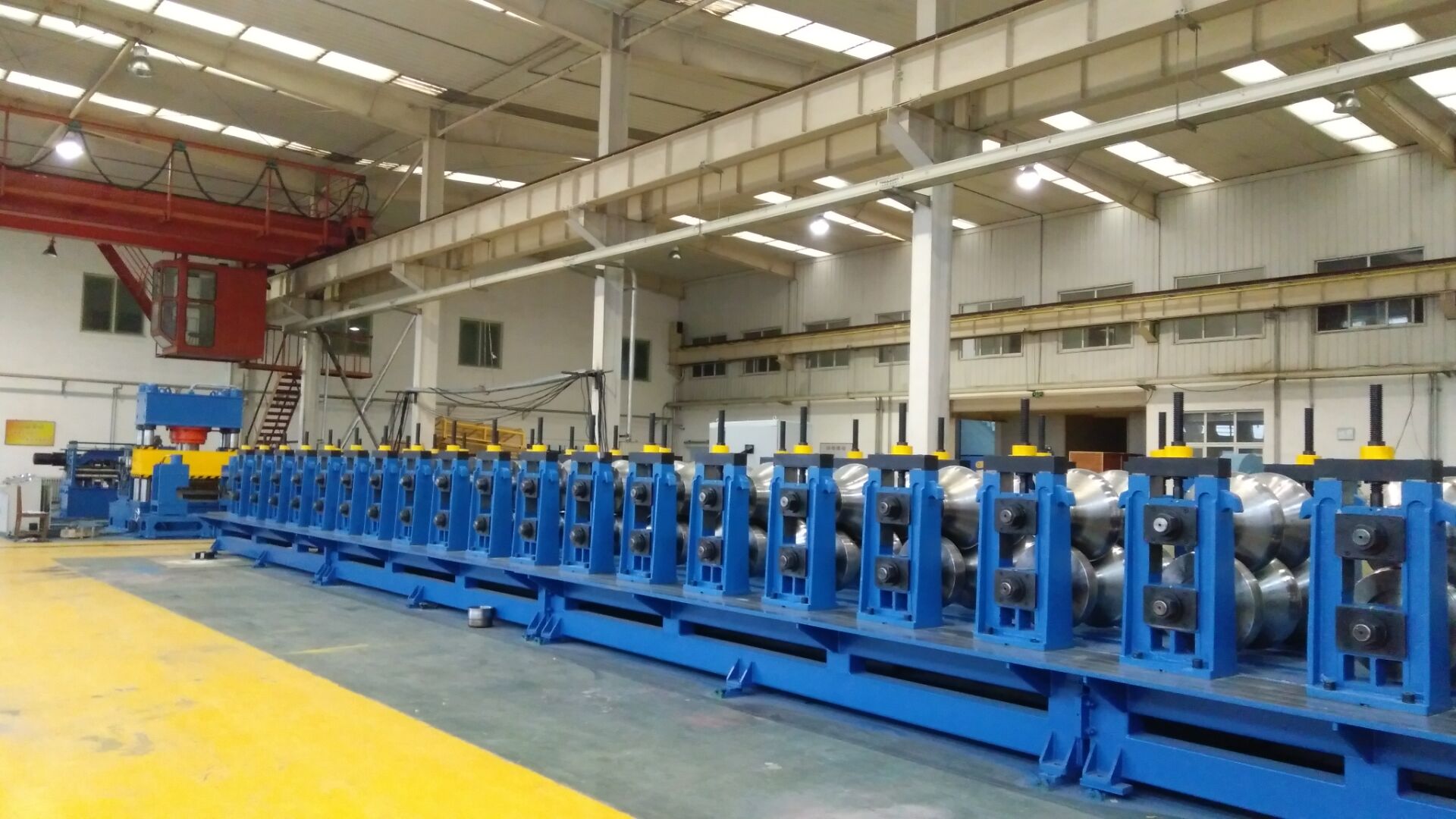 Culvert Corrugated Plate Punching, Forming, Bending Automatic Production Pine Roll Forming Machine
