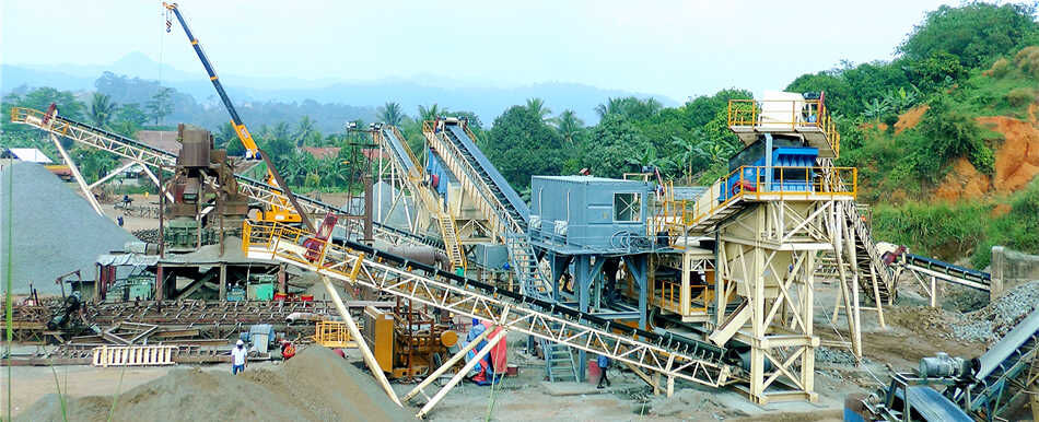 Ligne de production d'agrégats de construction de 800 t/h en Malaisie