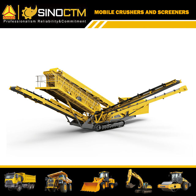 Machine de criblage mobile sur chenilles 400t/h-800t/h