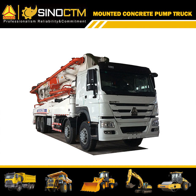 Camion pompe à béton HOWO Boom 52m