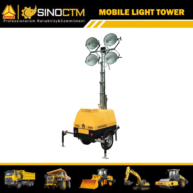 TOUR D'ÉCLAIRAGE MOBILE 4VA4000 7m 1000w*4