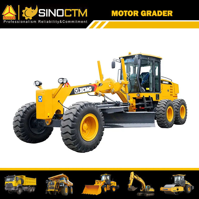Niveleuse de moteur de marque XCMG 165HP Gr165
