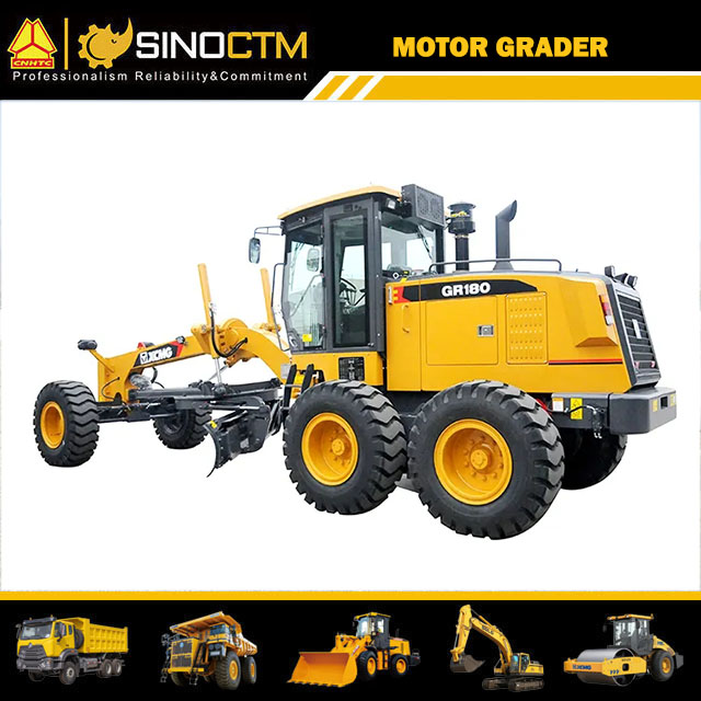 Nouvelle niveleuse à moteur XCMG 180HP à vendre Gr180