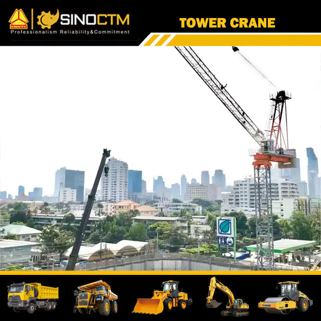 Grue à tour relevable 12T