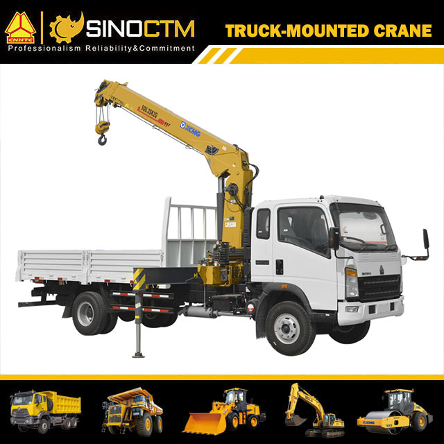 XCMG SQ4SK3Q 4ton bras droit monté sur camion grue mini camion grue à vendre