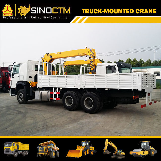 Grue à flèche télescopique XCMG SQ6.3SK3Q grue montée sur camion 6 tonnes à vendre