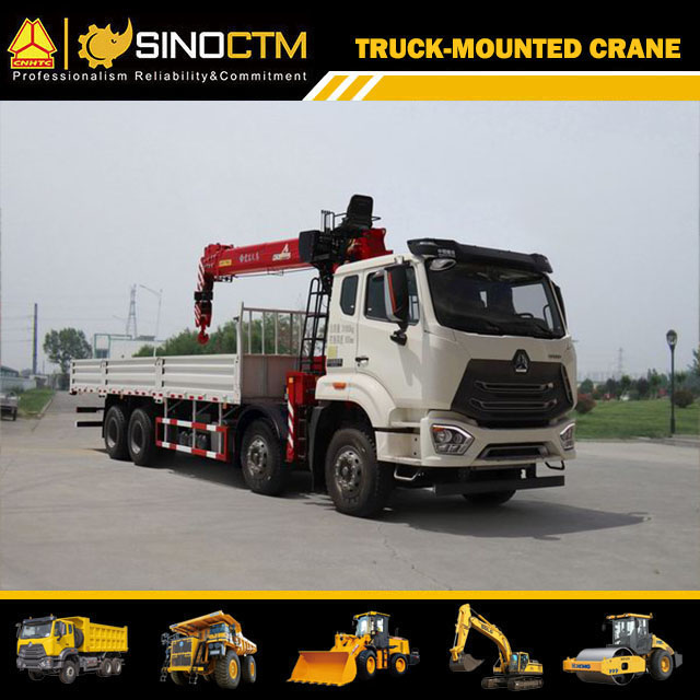 Grue mobile montée sur camion à bras droit XCMG 16ton SQ16SK4Q