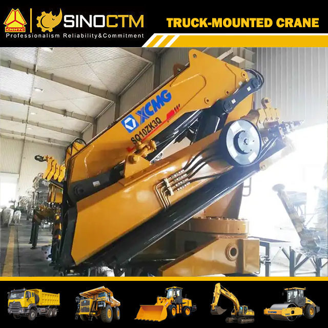 Grue de construction officielle XCMG SQ10ZK3Q Machine de grue mobile de 10 tonnes pour la construction