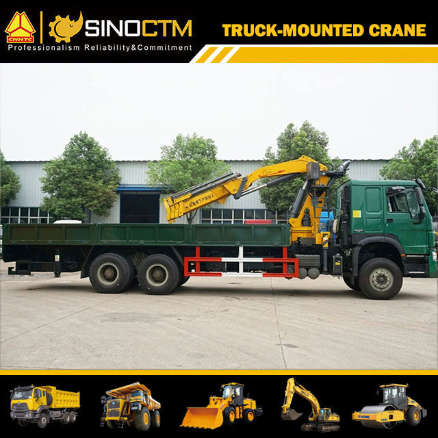 Grue officielle montée sur camion XCMG SQ12ZK3Q Grue mobile de 12 tonnes