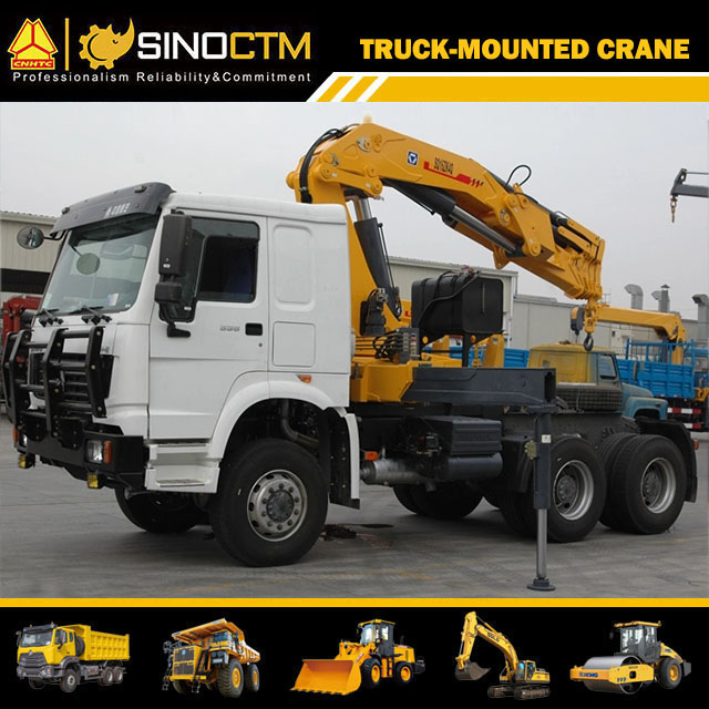 Grue officielle montée sur camion XCMG SQ14ZK4Q Grue mobile de 14 tonnes