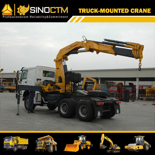 Grue montée sur camion officielle SQ16ZK4Q XCMG Grue montée sur camion à flèche articulée de 16 tonnes à vendre