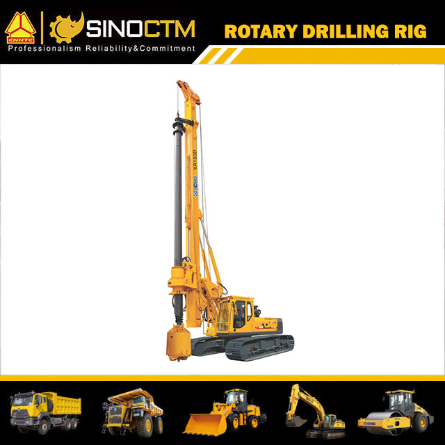 Foreuse hydraulique de construction de chenille de la machine XR150D de plate-forme de forage