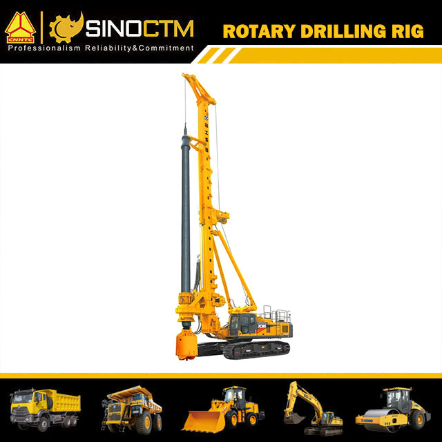 Machines de construction XCMG XR320D perceuse plate-forme de forage rotative de profondeur de 90 m avec marteau