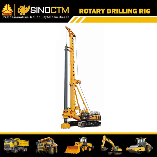 Machine rotatoire de plate-forme de forage de profondeur des machines 120m de conducteur de pile de XCMG XR460D
