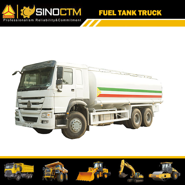 Camion de réservoir de carburant de SINOTRUK HOWO 6X4 18CBM