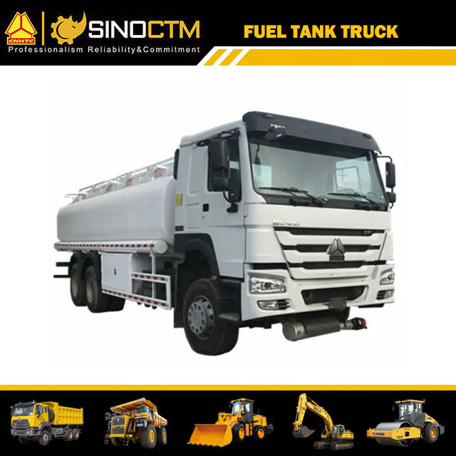 Camion de réservoir de carburant de SINOTRUK HOWO 6X4 20CBM à vendre