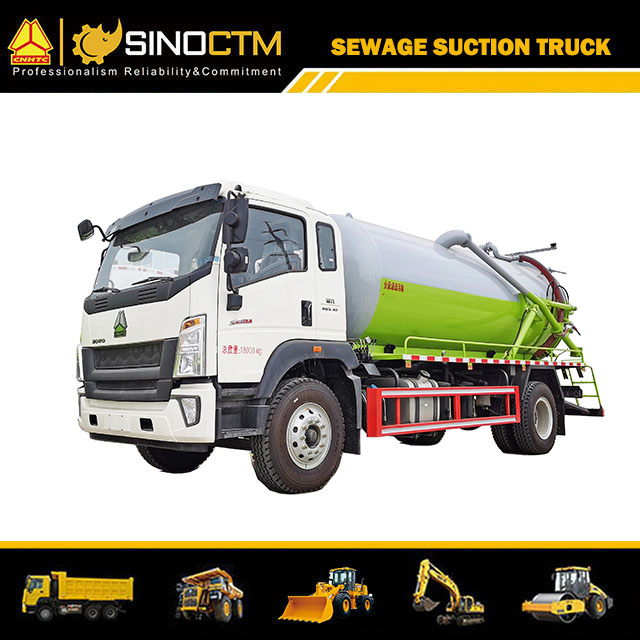 Nouveau HOWO léger 6000L-8000L réservoir d'eaux usées camion d'aspiration fécale
