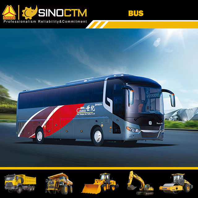 Autocar d'autobus de moteur diesel de sièges de la ville de luxe de vente chaude 56
