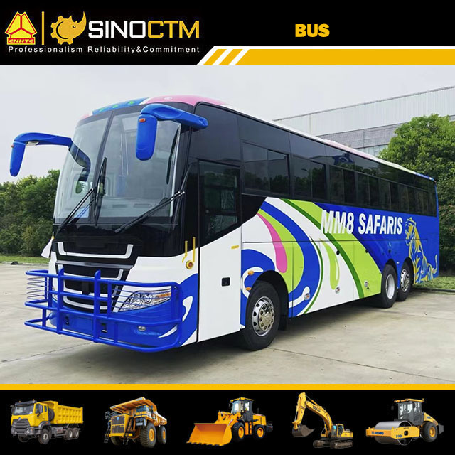 Nouveau design de luxe 12m 60 places autocar bus de fête bus de luxe