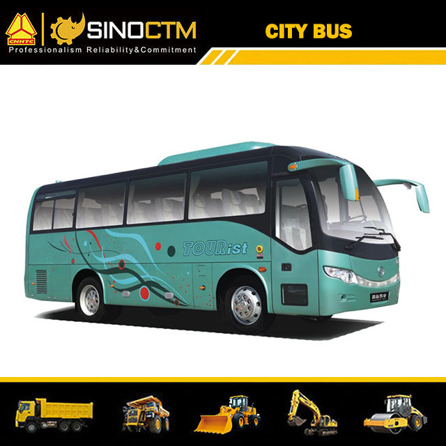 Bus urbain de 8,5 m de fabrication chinoise avec une capacité de 37+1 passagers