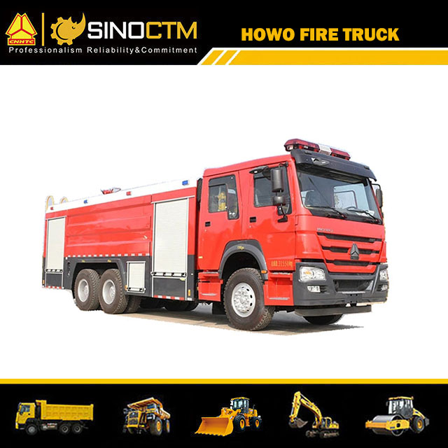 Camion de pompiers à eau HOWO 6X4 10cbm
