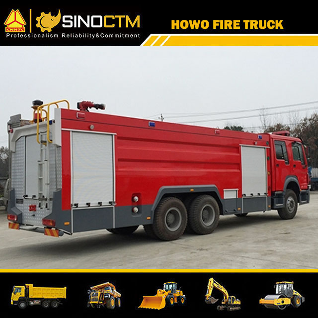 Camion de pompiers à eau HOWO 6X4 10cbm