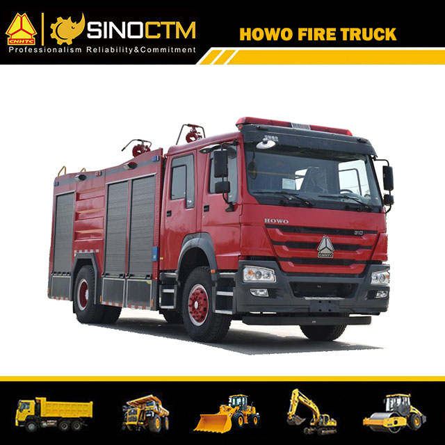 Camion de pompier à eau HOWO 4X2 à vendre