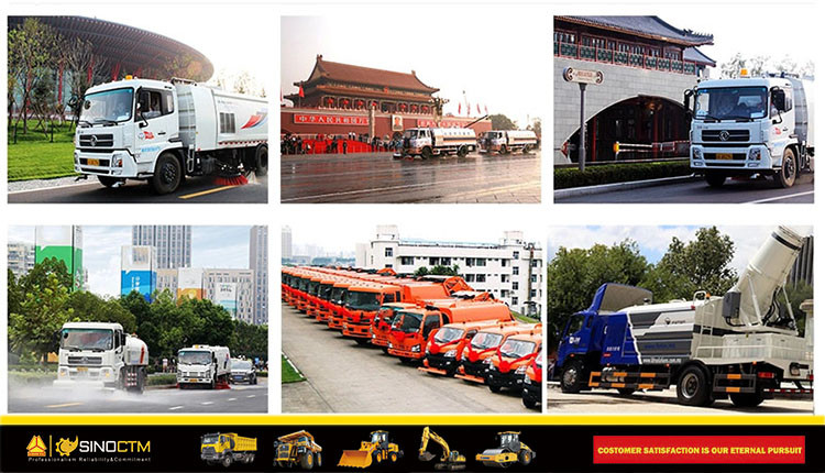 Camion à ordures hydraulique comprimé à chargement arrière